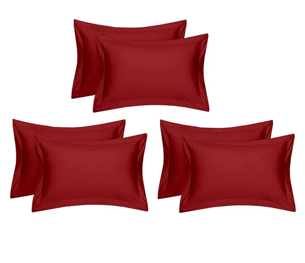 Set_Of_6_Piece_Maroon_Solid_Pillow_Covers__King_Size_(_70*45_cm_)