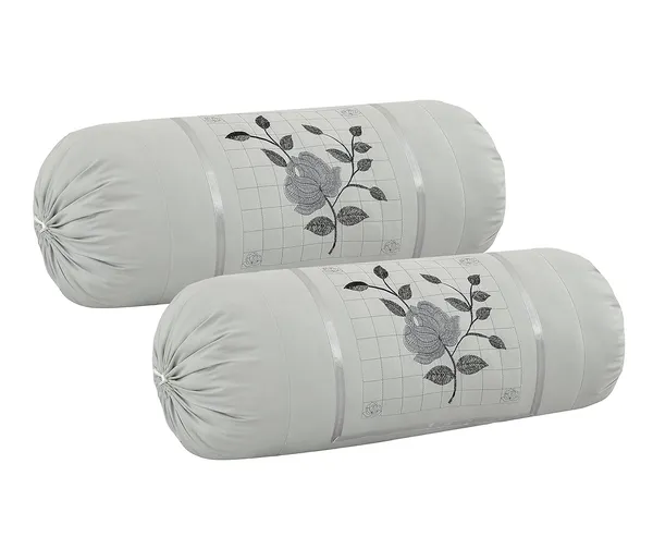 Set_Of_2_Piece_Grey_Bolsters_Covers__With_Embroidery_Work_Grey_Color