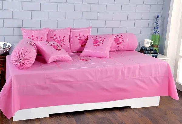 Set_Of_8_Pieces_Pink_Microfiber_Designer_Embroidery_Diwan_Color