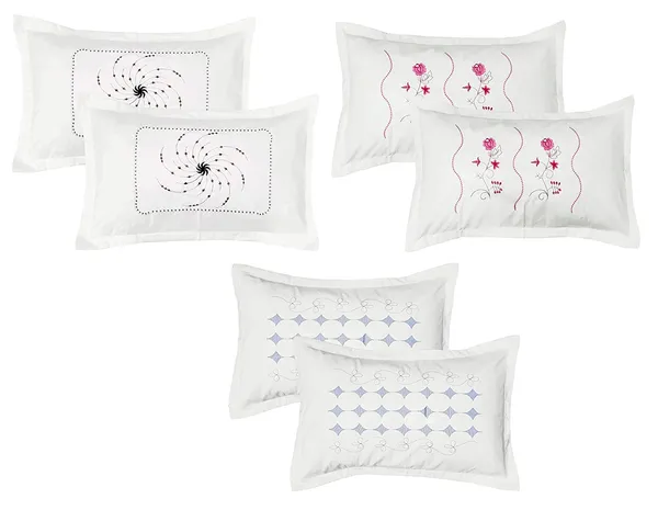 Set_Of_6_Piece_White_Embroidery_Pillow_Covers_(_70*45_cm_)