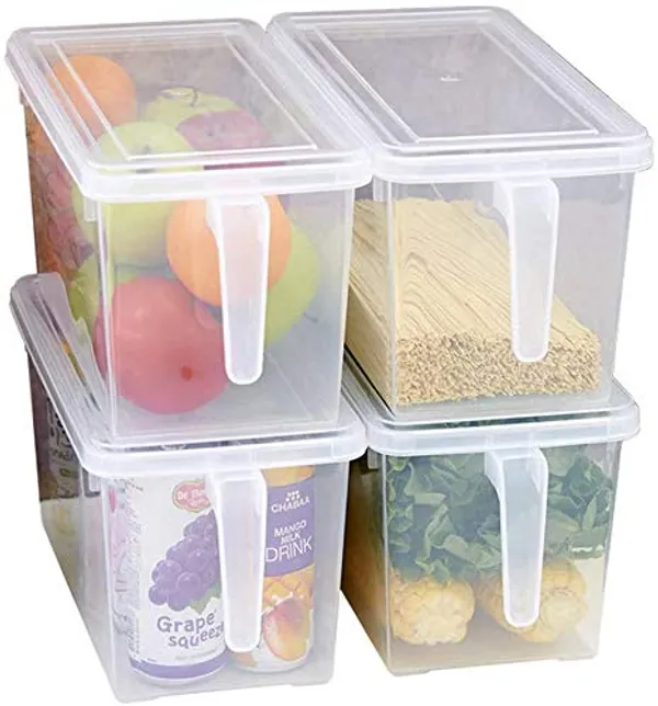 Yellow_&_White_Square_Food_Storage_Containers_With_Handle