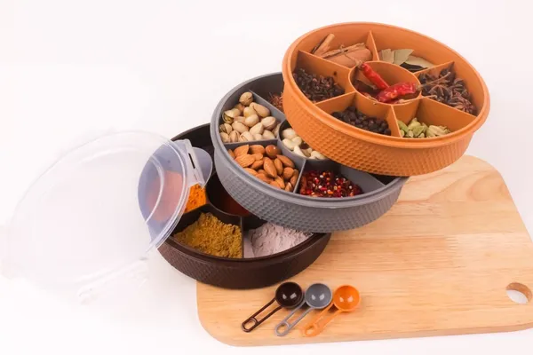 Orange__Separate_Seven_Removable_Cups_Masala_Box