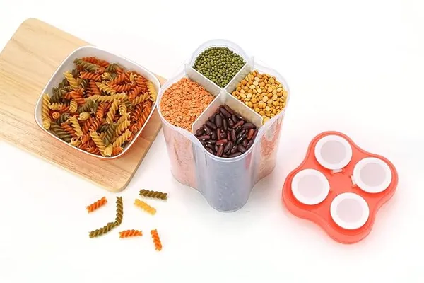 Pink_4_Section_Container_2500Ml