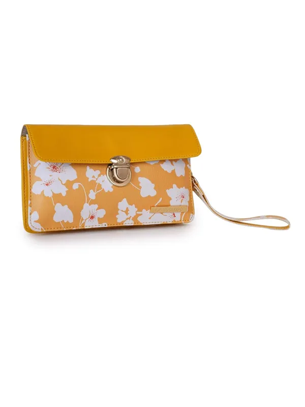 Yellow_Premium_Quality_Faux_Leather_Clutch_For_Women