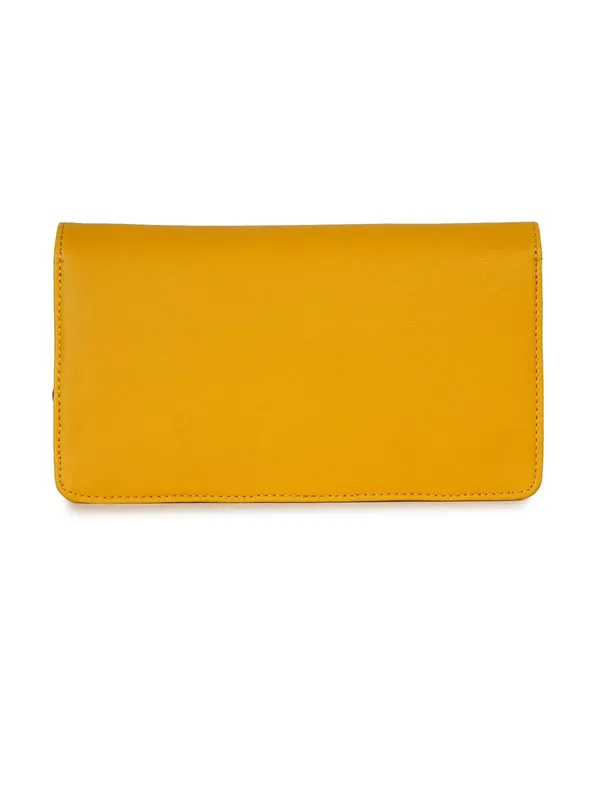 Yellow_Premium_Quality_Faux_Leather_Clutch_For_Women