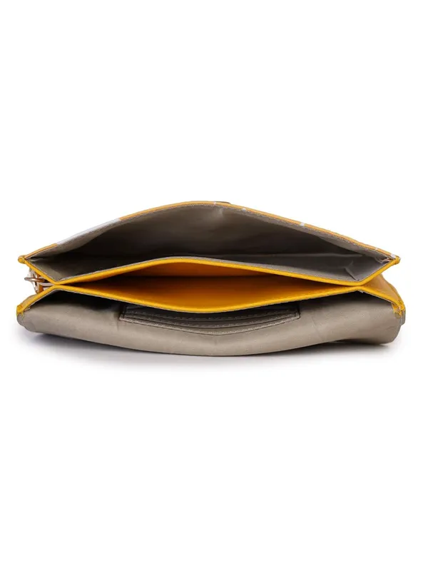 Yellow_Premium_Quality_Faux_Leather_Clutch_For_Women