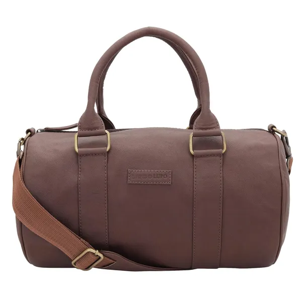Brown_Premium_Quality__Crush_Men'S_Synthetic_Duffle_Bag_For_Women
