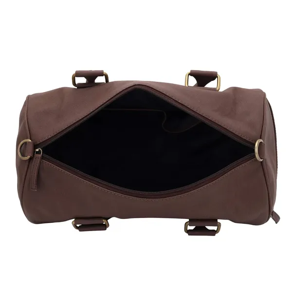 Brown_Premium_Quality__Crush_Men'S_Synthetic_Duffle_Bag_For_Women