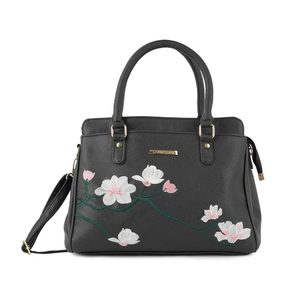 Black_Premium_Quality__Flower_Embroiderywomen_Handbag_For_Women