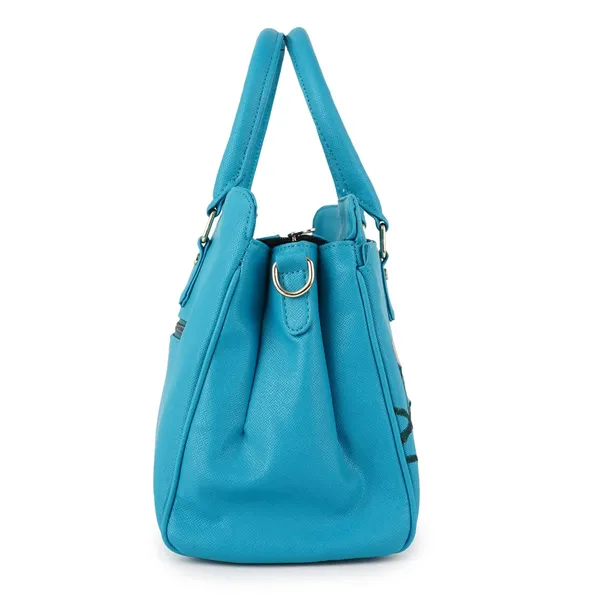 Turquoise_Premium_Quality__Flower_Embroiderywomen_Handbag_For_Women