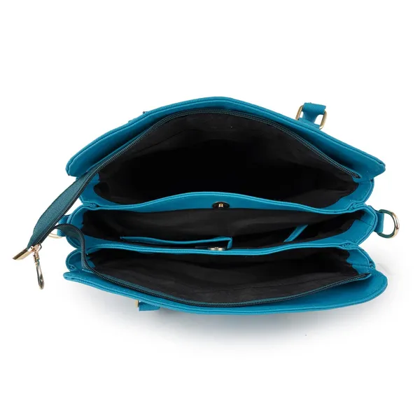 Turquoise_Premium_Quality__Flower_Embroiderywomen_Handbag_For_Women