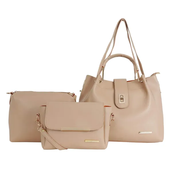 Beige_Premium_Quality_Handbag_Combo_For_Women