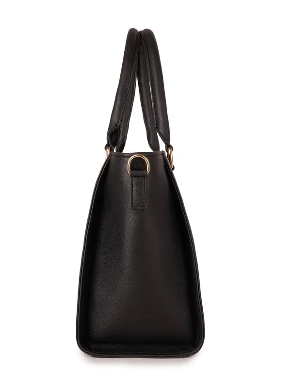 Black_Premium_Quality_Vegan_Leather_Flower_Print_Handbag_For_Women