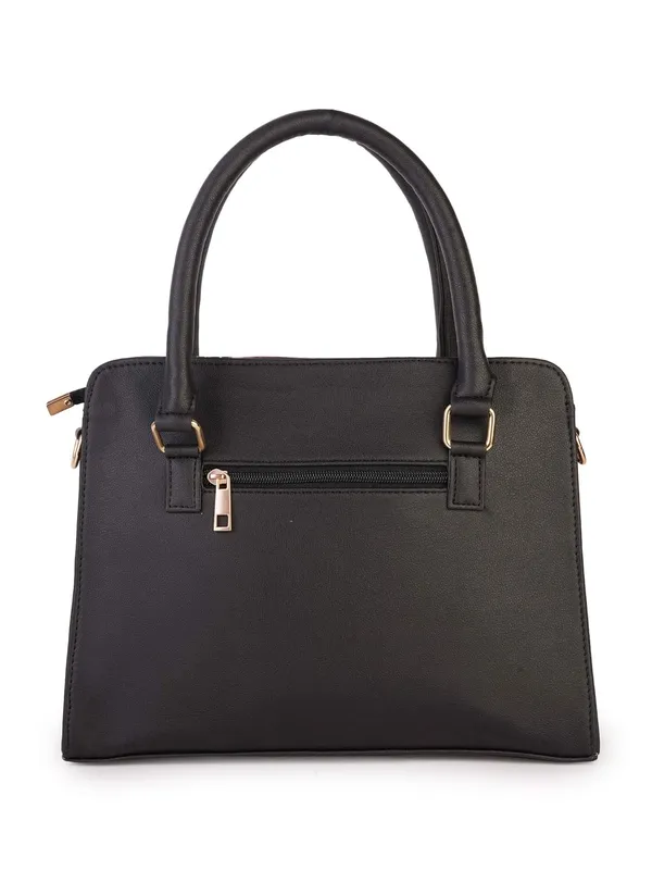 Black_Premium_Quality_Faux_Leather_Flower_Print_Handbag_For_Women