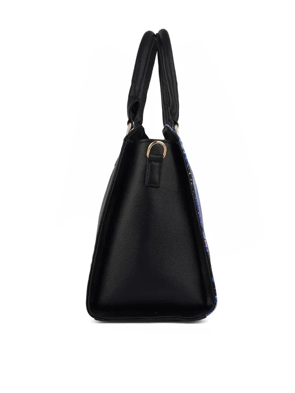 Blue_Premium_Quality_Faux_Leather_Marble_Print_Handbag_For_Women