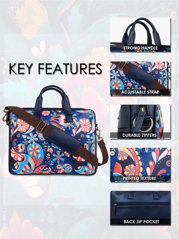 Blue_Premium_Quality__Unisex_Laptop_Bag_For_Women
