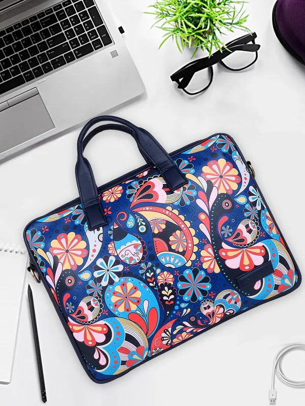 Blue_Premium_Quality__Unisex_Laptop_Bag_For_Women