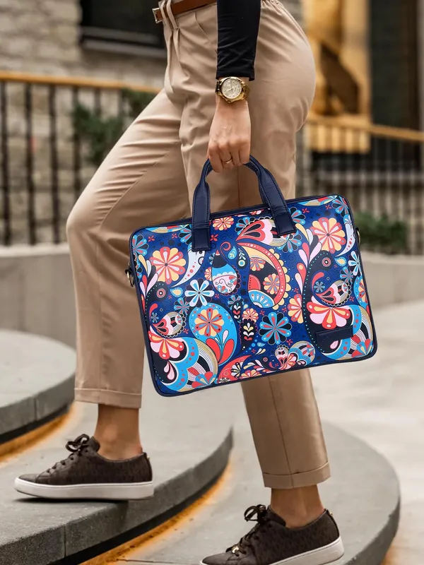 Blue_Premium_Quality__Unisex_Laptop_Bag_For_Women