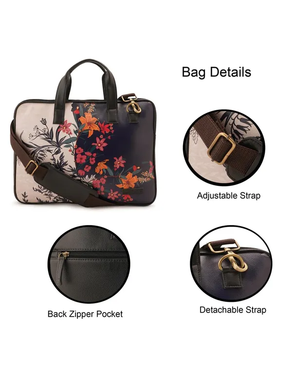 Black_Premium_Quality__Unisex_Upto_15.6"_Printed_Laptop_Sleeve_Bag_With_Handel/Belt_For_Women