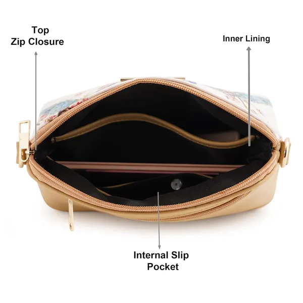 Beige_Premium_Quality_Peacock_Sling_Bag_For_Women