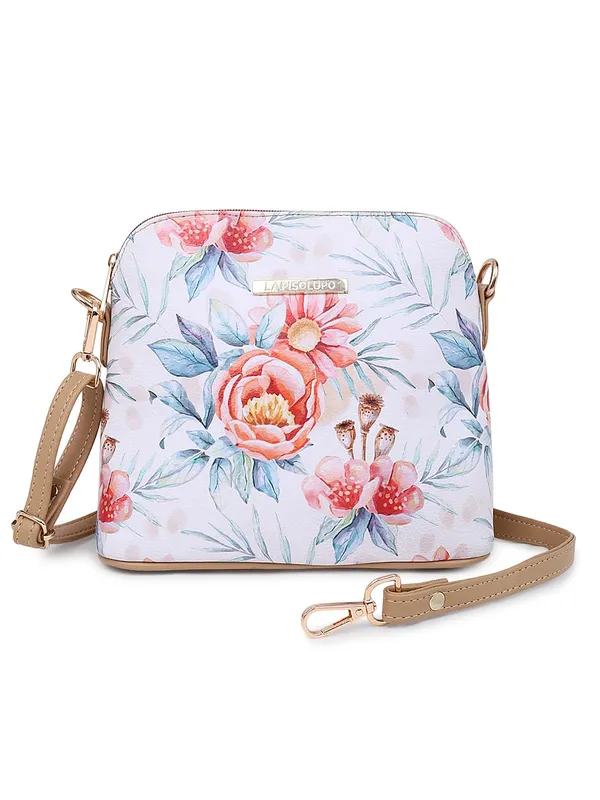 Beige_Premium_Quality_Flower_Sling_Bag_For_Women
