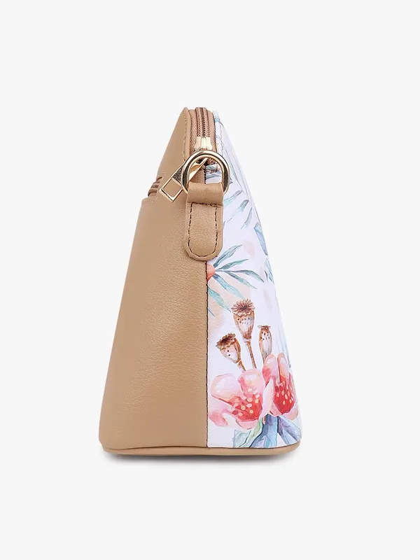 Beige_Premium_Quality_Flower_Sling_Bag_For_Women
