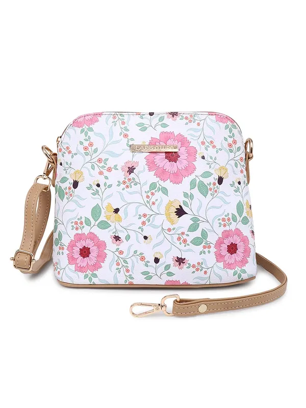 Beige_Premium_Quality_Flower_Sling_Bag_For_Women