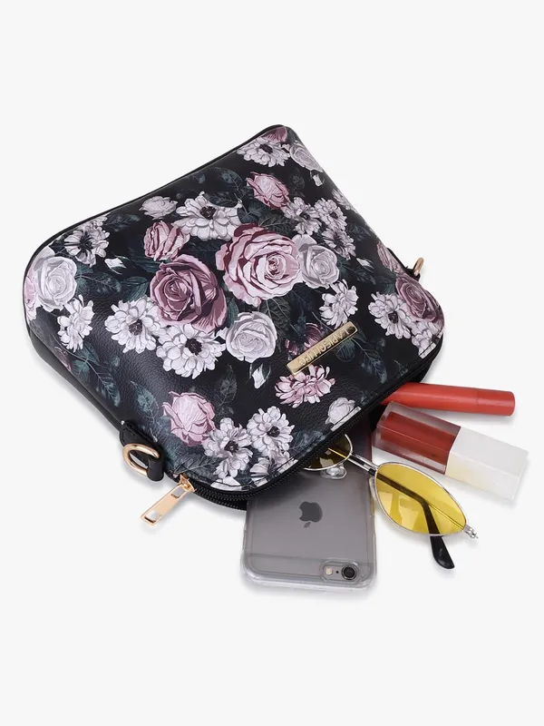 Black_Premium_Quality_Flower_Sling_Bag_For_Women