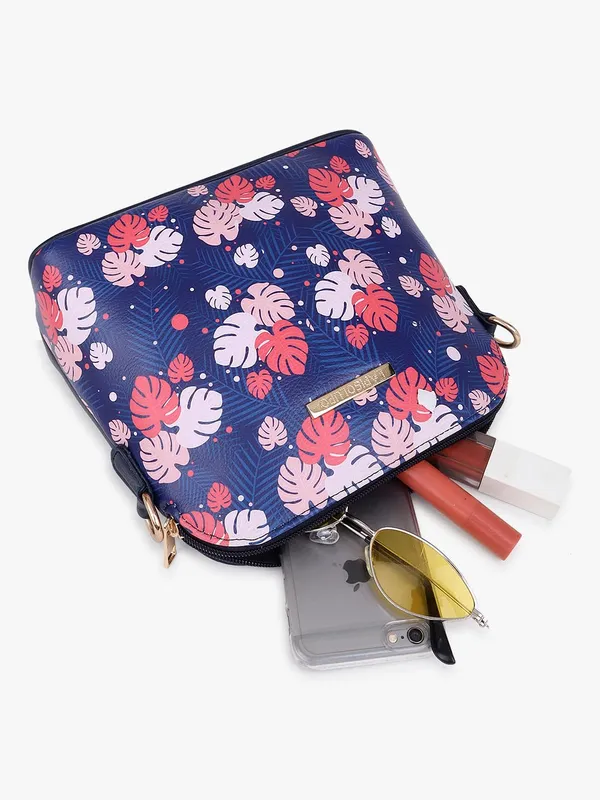 Blue_Premium_Quality_Flower_Sling_Bag_For_Women