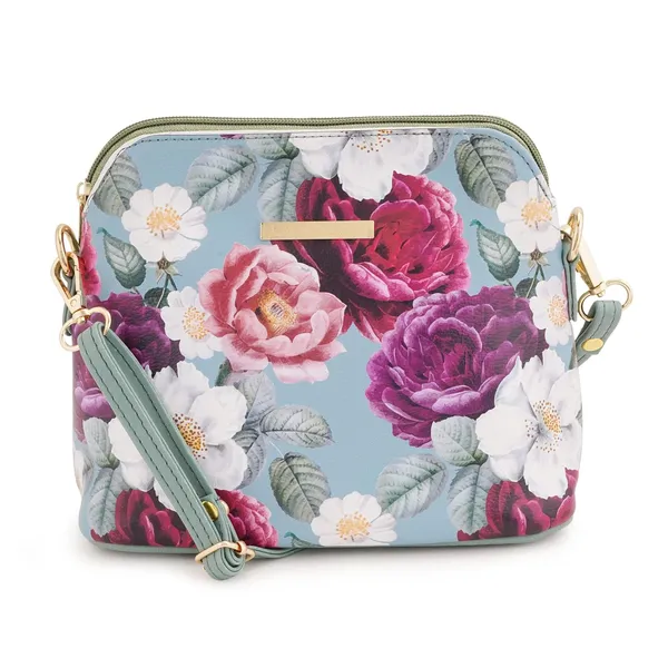 Turquoise_Premium_Quality_Flower_Sling_Bag_For_Women