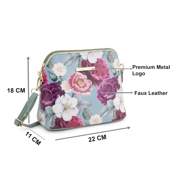 Turquoise_Premium_Quality_Flower_Sling_Bag_For_Women