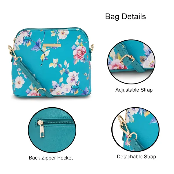 Turquoise_Premium_Quality_Flower_Sling_Bag_For_Women