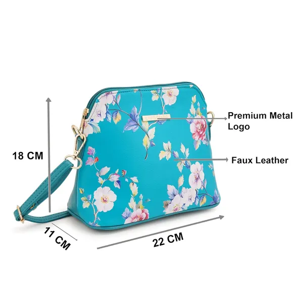 Turquoise_Premium_Quality_Flower_Sling_Bag_For_Women