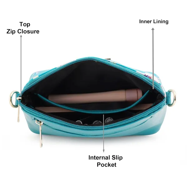 Turquoise_Premium_Quality_Flower_Sling_Bag_For_Women