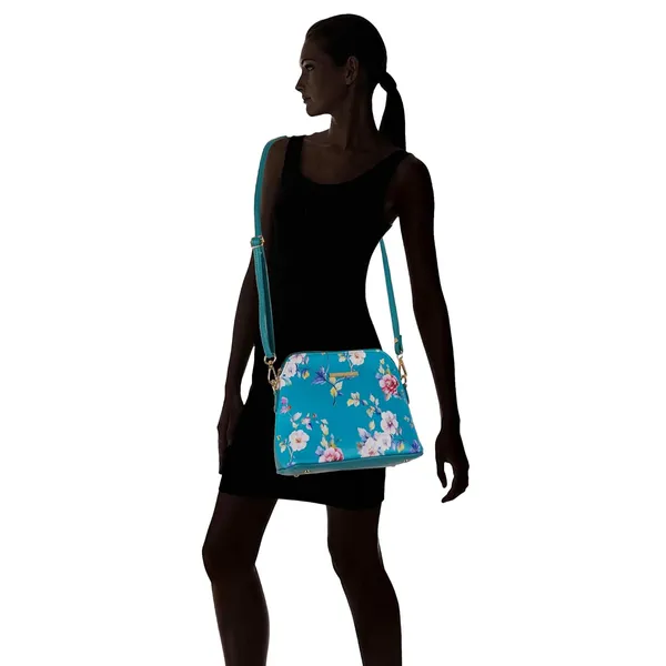 Turquoise_Premium_Quality_Flower_Sling_Bag_For_Women