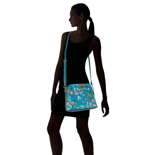 Turquoise_Premium_Quality_Flower_Sling_Bag_For_Women