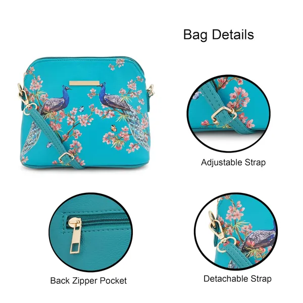 Turquoise_Premium_Quality_Peacock_Sling_Bag_For_Women