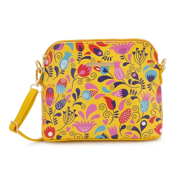 Yellow_Premium_Quality_Flower_Sling_Bag_For_Women
