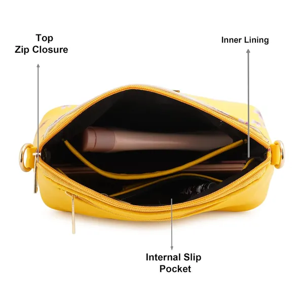 Yellow_Premium_Quality_Flower_Sling_Bag_For_Women