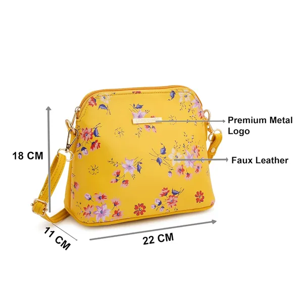 Yellow_Premium_Quality_Flower_Sling_Bag_For_Women