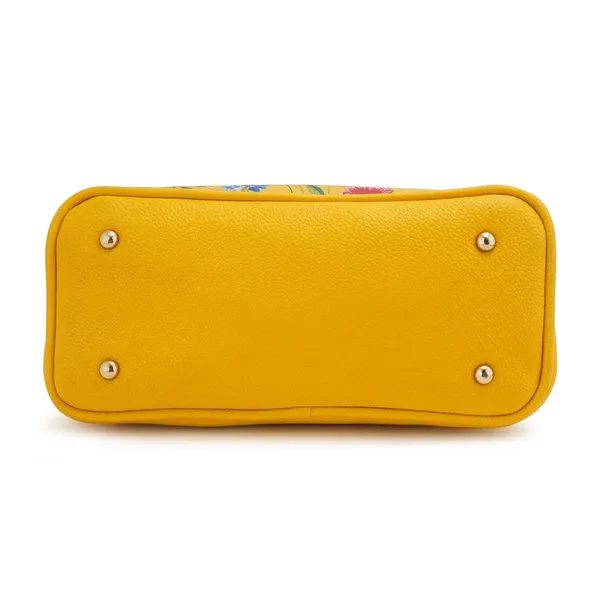 Yellow_Premium_Quality_Flower_Sling_Bag_For_Women