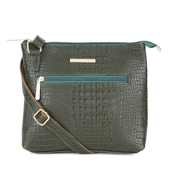Green_Premium_Quality_Croco_Sling_Bag_For_Women