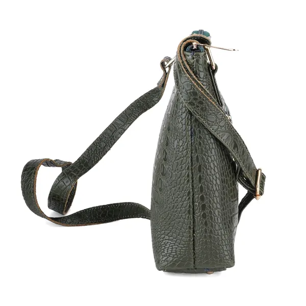 Green_Premium_Quality_Croco_Sling_Bag_For_Women