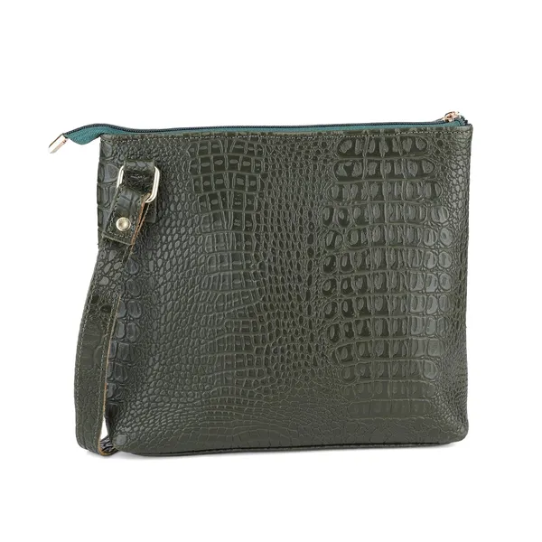 Green_Premium_Quality_Croco_Sling_Bag_For_Women