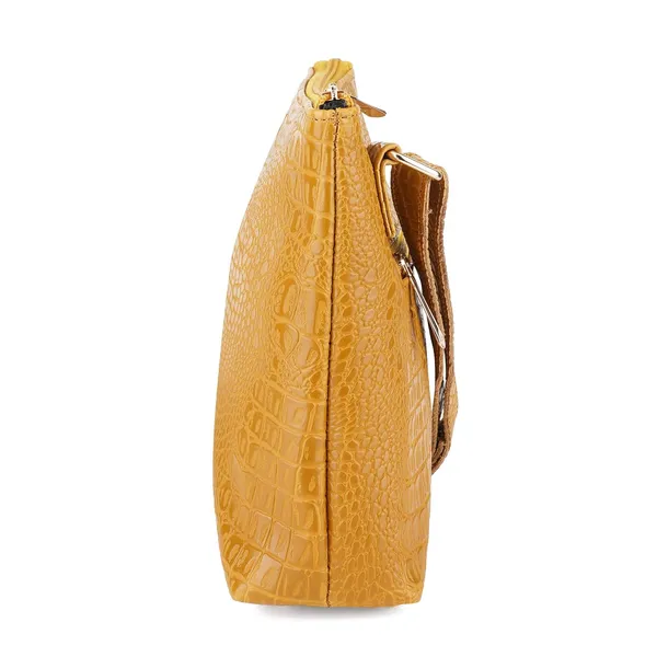 Mustard_Premium_Quality_Croco_Sling_Bag_For_Women