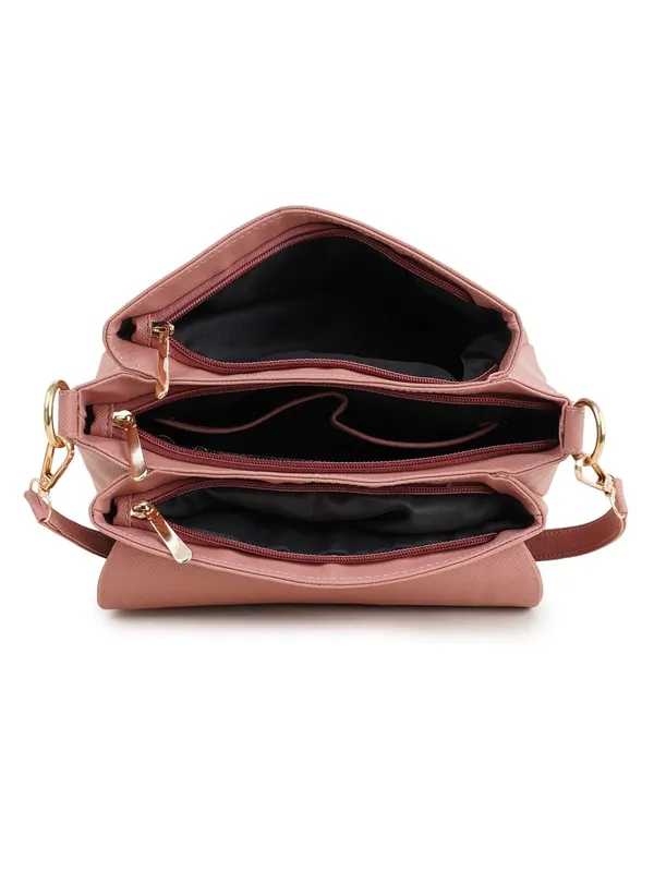 Peach_Premium_Quality_Sling_Bag_For_Women