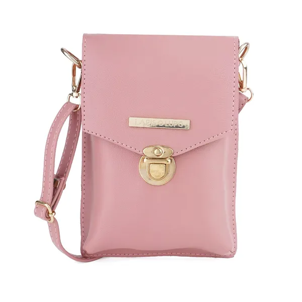 Pink_Premium_Quality_Mobile_Sling_Bag_For_Women