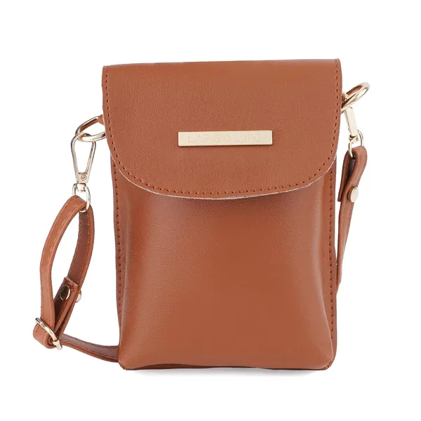 Tan_Premium_Quality_Mobile_Sling_Bag_For_Women