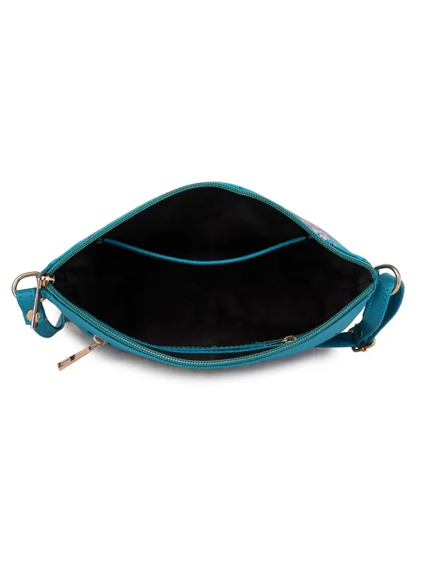 Turquoise_Premium_Quality_Faux_Leather_Crossbody_Sling_Bag_For_Women
