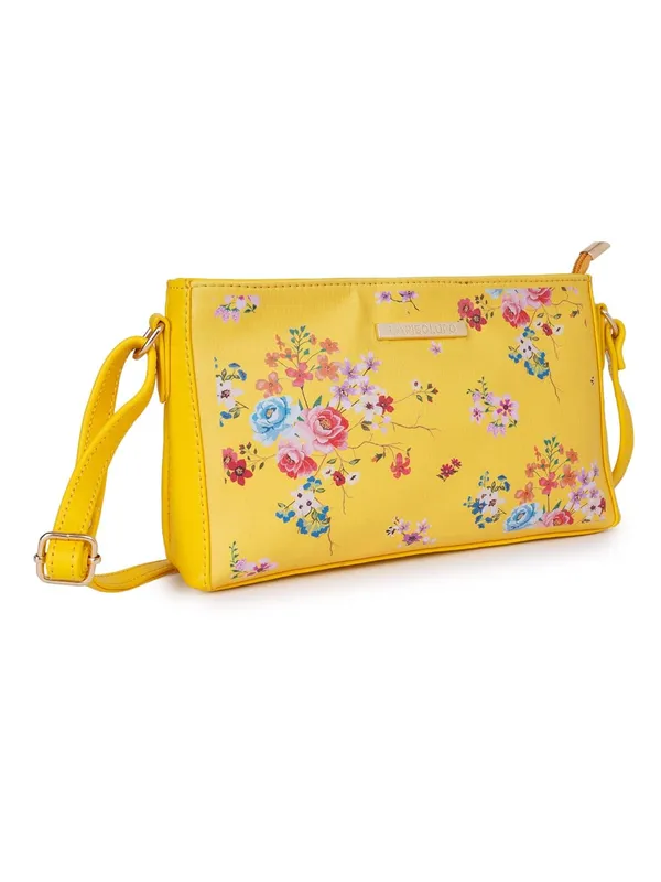 Yellow_Premium_Quality_Faux_Leather_Crossbody_Sling_Bag_For_Women